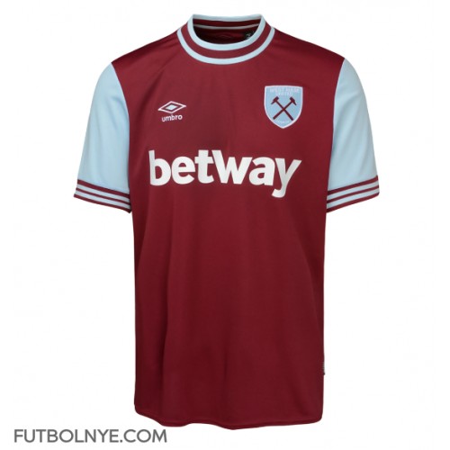 Camiseta West Ham United Primera Equipación 2024-25 manga corta